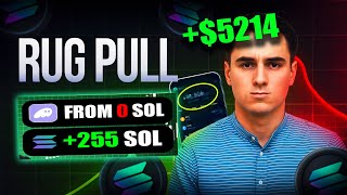 New Launch a Meme Coin Trading Method Makes 50+ SOL (RUG PULL 2025)