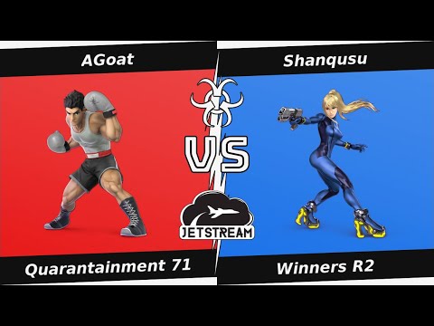 Quarantainment 71 Winners R2 - AGoat (Little Mac) Vs Shanqusu (Zero Suit Samus) - SSBU
