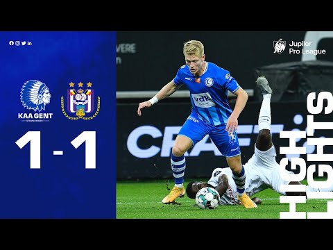 🎬 KAA Gent - RSC Anderlecht: 1-1 (MD 12⎢20-21)