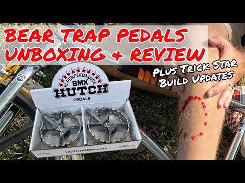Shin Check! Hutch JDB Bear Trap Pedals Unboxing & Trick Star Update!