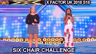Maria Laroco vs Georgia Burgess Sing Off Purple Rain | Six Chair Challenge X Factor UK 2018