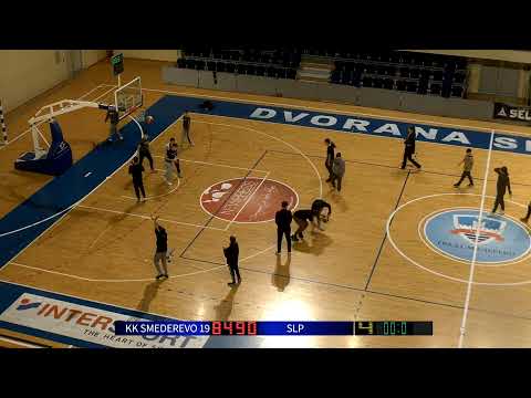 Prva muška regionalna liga Zapad KK Smederevo 1953 - KK Sloga