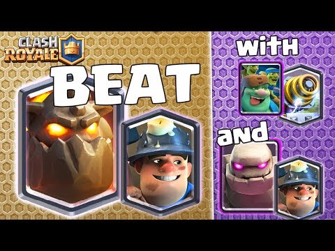 Two amazing decks that BEAT Lavahound Miner Clash Royale