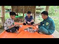 Poor Boy Completed The Fish Pond Cooked A Meal To Thank The 2 Uncles Who Helped Build The Pond