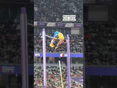 New pole vault world record 6.30m 20ft 8in for mondo duplantis