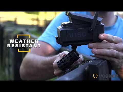 New VOSKER® V150 Solar Powered LTE Cellular Outdoor Security Camera