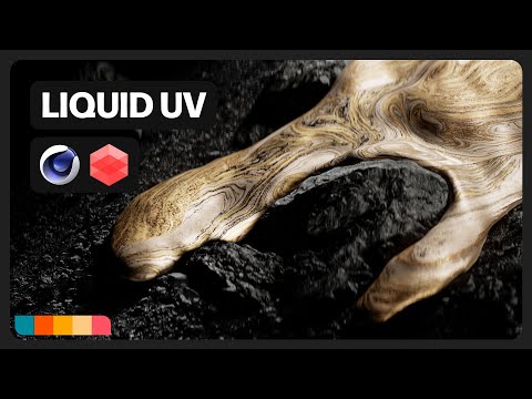 Liquid with UVs in Cinema 4D