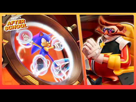 The Chaos Council EXPERIMENTS on Sonic 🧬🌀 Sonic Prime | Netflix Family