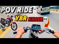 POV RIDE OF MY BLACK BEAST FT HONDA 125 POV RIDE ️