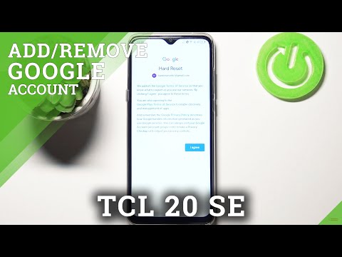 How to Add/Delete Google User from TCL 20 SE –  Manage Google Account