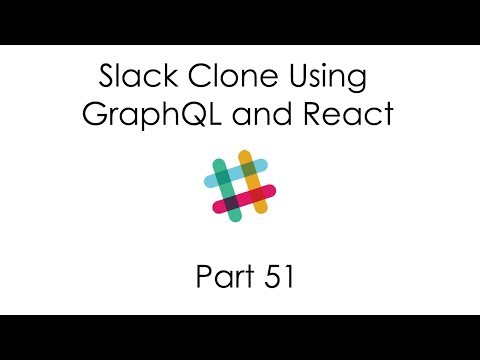 Slack Clone Using GraphQL and React Introduction