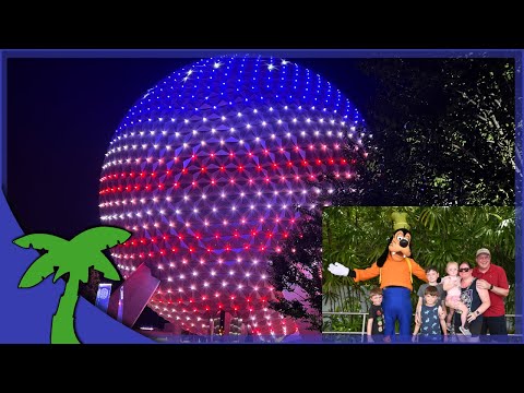 4th of July at EPCOT! Fireworks, Dinner at Rose & Crown and Last Day of Flower & Garden Festival!