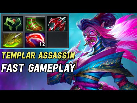 DOTA 2 TEMPLAR ASSASSIN SAFE LANE GAMEPLAY (LOW MMR)