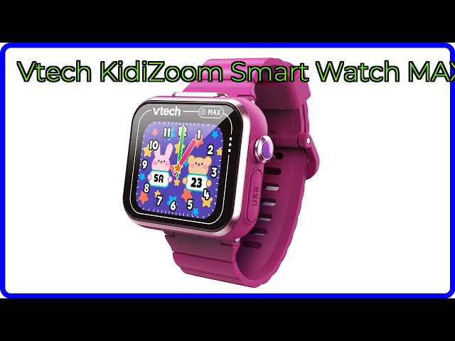 Vídeo relacionado con VTech - Kidizoom Smartwatch MAX Rojo, Reloj Inteligente para niños, Doble cámara de Fotos, vídeos, Juegos, Pantalla táctil Horizontal, Versión ESP