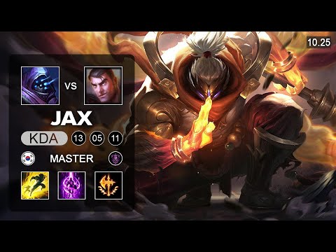 Jax Top vs Jayce - KR Master Patch 10.25