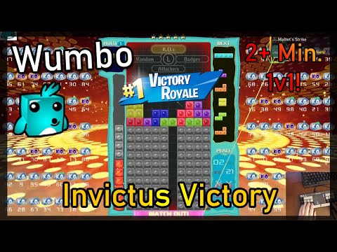 Tetris 99 - Insane Invictus Win - 2+ Minute 1v1
