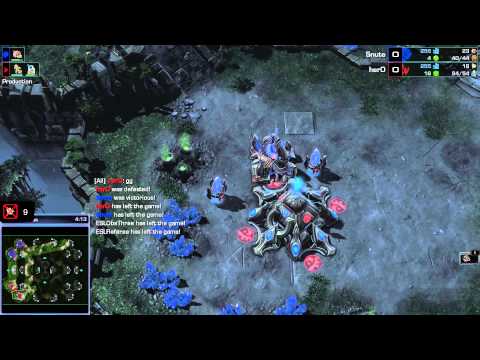 SC2 Legacy of the Void - Snute (Z) VS herO (P) on Ruins to Seras