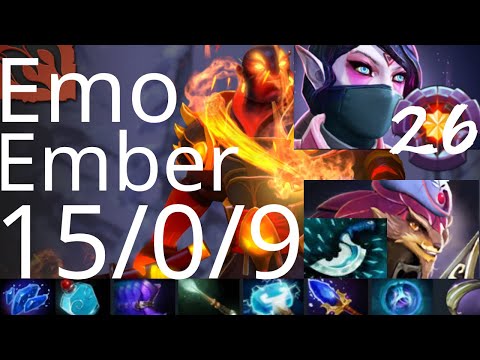 Emo Ember Spirit vs Templar Assassin, Gyrocopter, Timbersaw - IG vs RNG g2 OGA dota2