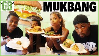 Family Mukbang - Grassburger Mukbang! + Who Are Our Favorite Influencers To Watch?