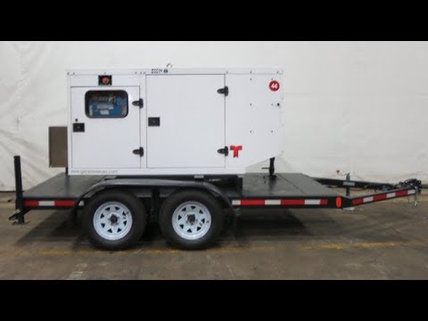 SDMO / John Deere 100 kW rental grade diesel generator, 1073 Hrs, Year 2007 - CSDG # 2327