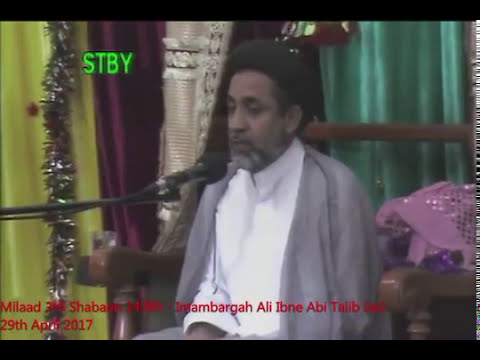 Syed Rizwan Zaidi Live - 3rd Shaban 1438h - Imambargah Ali Ibn AbiTalib(as)