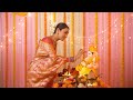 Cheerful Young Indian Lady Putting Tilak On Lord Ganesh Idol W Indian Stock Footage Knot9