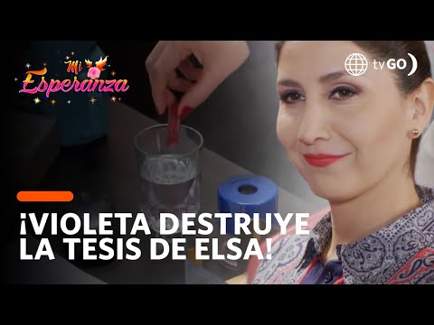 Violet destroys Elsa's thesis to prevent her from graduating! | Mi Esperanza | América Televisión