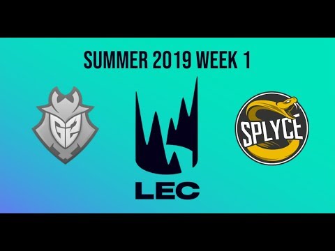 G2 vs SPY Highlights | LEC Summer 2019 Week 1 | G2 Esports vs Splyce