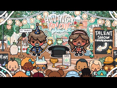 *CHAOTIC* School TALENT show 🤹‍♀️🌺🎍🦒🌧️ || *VOICED* 🎙️|| Toca Boca Life World Roleplay 🥝🌺🥨💫🌿