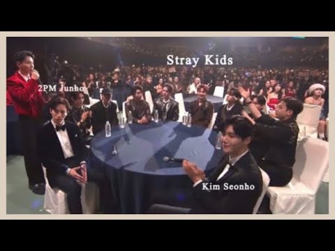 2pm Junho, Kim Seonho & Stray Kids Interview at AAA 2022