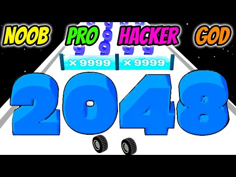Math Race 3D - NOOB vs PRO vs HACKER vs GOD