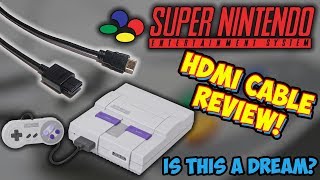 NEW Xtreme HDMI Cable For Super Nintendo! Only $30 But Does It Work?