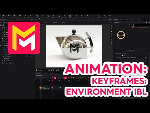 Maverick Render Product Viz Animation Keyframes with Environment/IBL