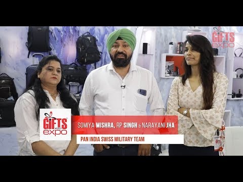 Gifts World Expo: Somiya Mishra, RP Singh & Narayani Jha, #SwissMilitary at #GiftsWorldExpo2019