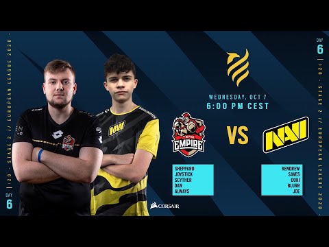 Team Empire vs Natus Vincere // Rainbow Six European league 2020 - Stage 2 - Playday #6