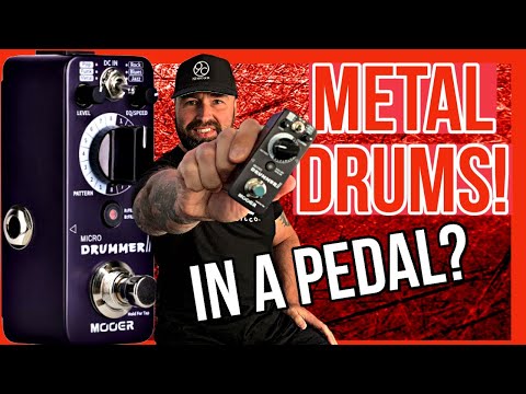 NEW PRODUCT MOOER MICRO DRUMMER 2 METAL DEMO,MEET YOUR NEW DRUMMER?