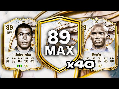 40x MAX 89 ICON PACKS! 🤯 FC 26 Ultimate Team