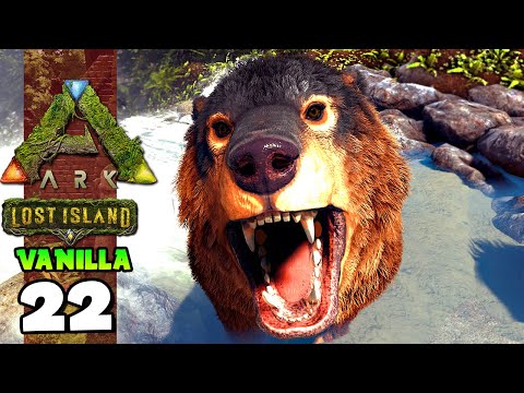 DOMA INSANA DO PODEROSO URSO GIGANTE!!! ARK: LOST ISLAND (VANILLA) 22