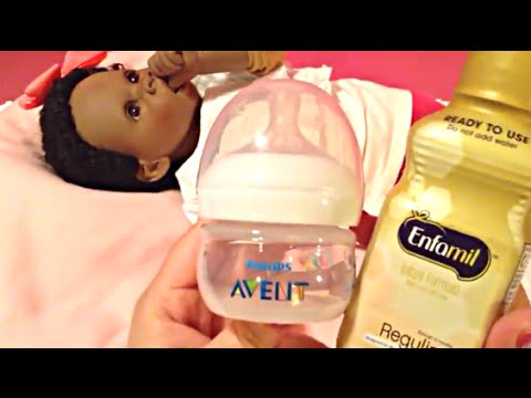 Madame Allexander Middleton Babble Baby Angel Face Feeding and Changing Video