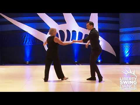 Liberty Swing 2019 Pro Am Routine Follower Geri Smith Osborne with Hugo Miguez