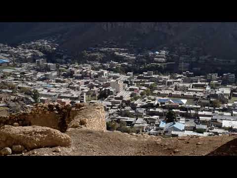 MAKU. A view from the old armenian fortress to the city, Medieval Artaz, Armenia, IRAN.
