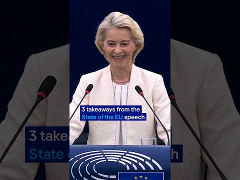 Three takeaways from Von der Leyen's state of the EU speech | DW News