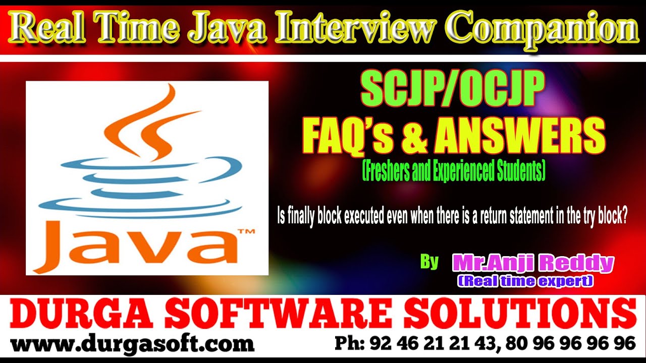 Is finally block executed even when there is a return statement in the try block