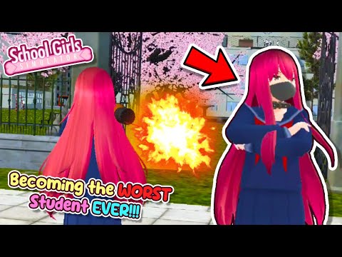 Becoming the WORST Student EVER in School Girls Simulator!!!