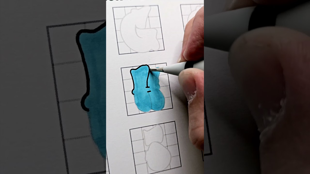 ✏️ How to draw Letter H in Throwie Graffiti style 🔥 Graffiti Lettering #throwies #graffiti #drawing