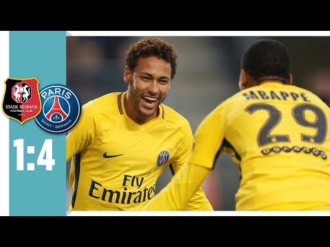 Neymar-Doppelpack bei Comeback | Stade Rennes - Paris St. Germain 1:4