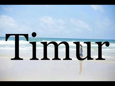 How To Pronounce Timur🌈🌈🌈🌈🌈🌈Pronunciation Of Timur