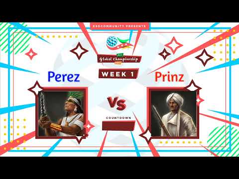 AOE 3 DE - Global Championship! Prinz vs Perez! (Pro division)