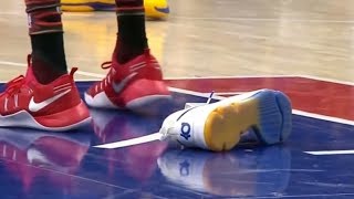 NBA "Playing Without A Shoe" Moments