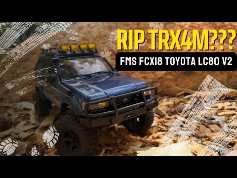 Unboxing & Field Test! FMS FCX18 Toyota LC80 V2 Land Cruiser – Mini RC Beast on the Trails!